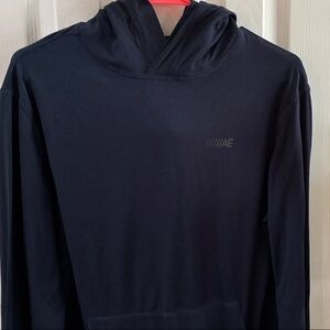 American Eagle Outfitters Men's Dark Blue Hoodie